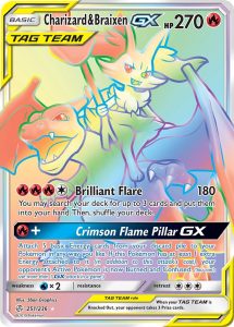 Kosmische Finsternis Charizard & Braixen GX 251/236