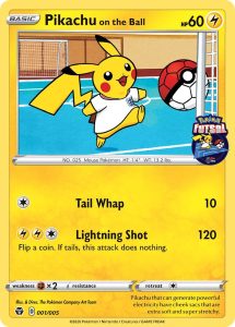 Pikachu auf dem Ball 001/005