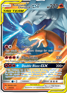 Ungebrochene Bande Reshiram & Charizard GX 20/214